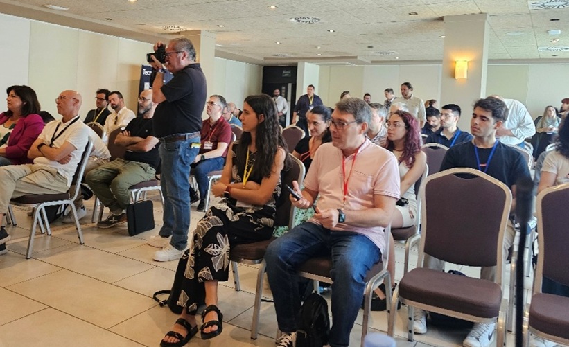 Sesión de formación en el evento